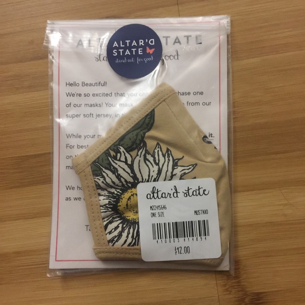 Altar'D State Grow Happy Thoughts Face Mask - Picture 2 of 3